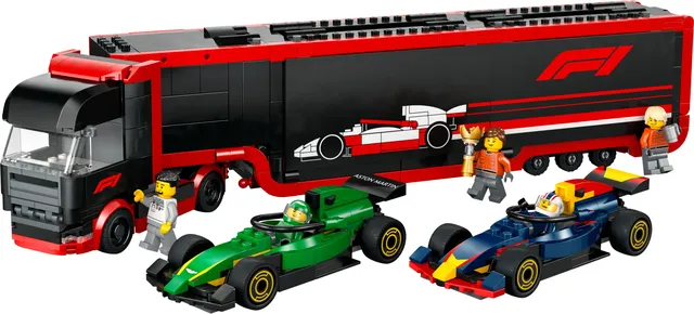 LEGO® City: F1 Truck with RB20 & AMR24 F1 Cars (60445-1)